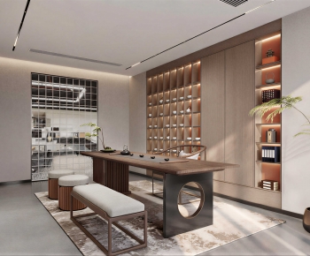 New Chinese Style Tea House-ID:833833937