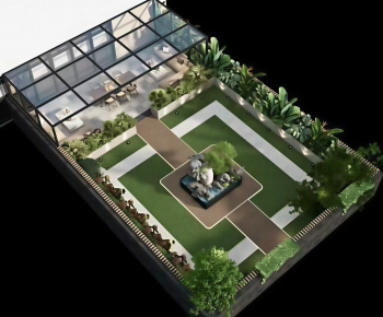 Modern Courtyard/landscape-ID:968166119