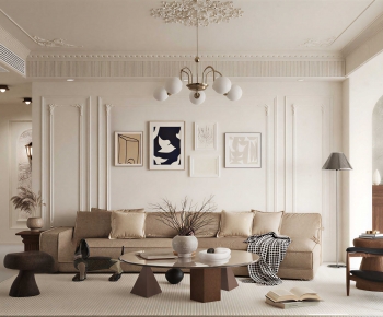 French Style A Living Room-ID:984271052
