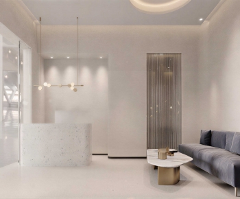 Modern Office Reception Desk-ID:196969992