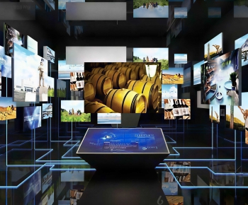 Modern Exhibition Hall-ID:543075081