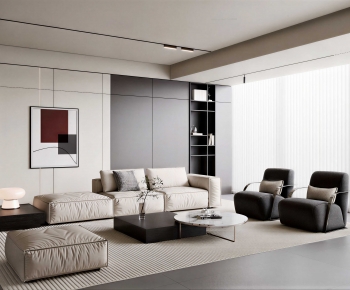 Modern A Living Room-ID:715868004