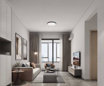 Modern A Living Room-ID:948211915