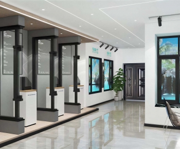 Modern Exhibition Hall-ID:239649067