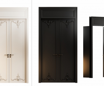 Modern French Style Entrance Door-ID:647171022