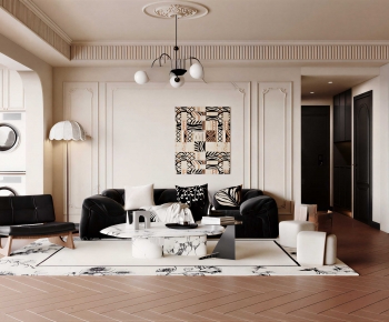 French Style A Living Room-ID:415214061