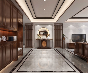 New Chinese Style Hallway-ID:722192054