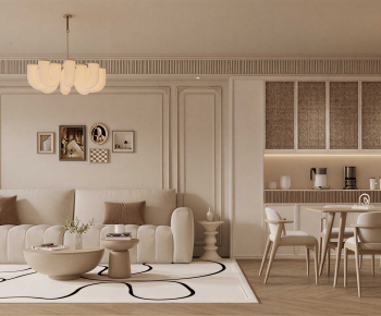 Modern A Living Room-ID:281682019