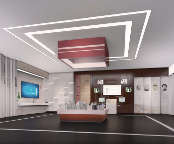 Modern Exhibition Hall-ID:421999937