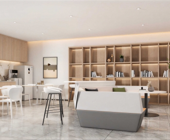 Modern Office Tea Room-ID:854011063