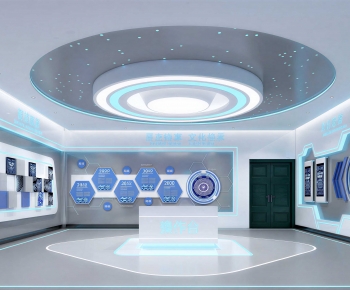 Modern Exhibition Hall-ID:838404897