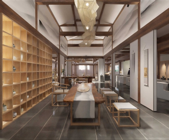 New Chinese Style Teahouse Tea House-ID:455907119