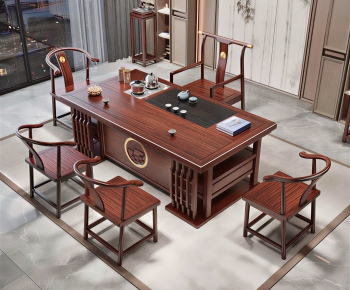 New Chinese Style Tea Tables And Chairs-ID:798063995