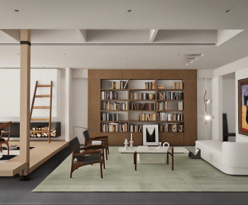 Modern A Living Room-ID:498631074