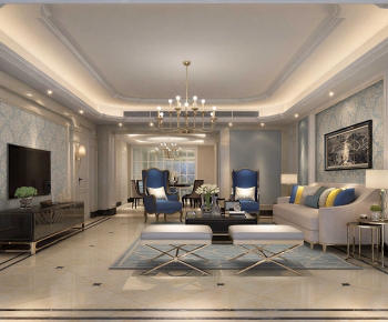 European Style A Living Room-ID:861505999