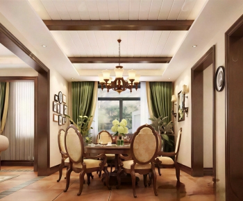 American Style Dining Room-ID:324714905