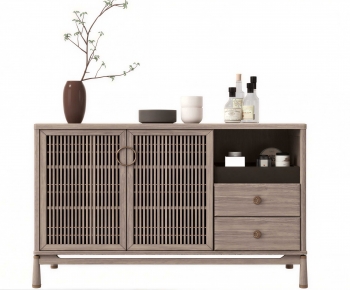 New Chinese Style Side Cabinet-ID:814862979