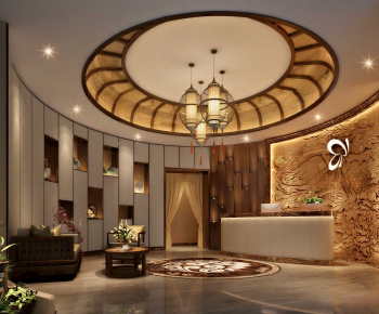 New Chinese Style Lobby Hall-ID:404150535