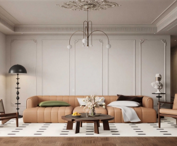 French Style A Living Room-ID:917579896