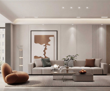 Modern A Living Room-ID:391593934