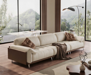 Modern Three-seat Sofa-ID:500996116