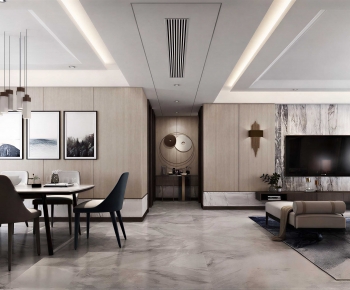 Modern A Living Room-ID:911428995