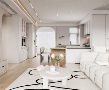 Modern A Living Room-ID:807804115