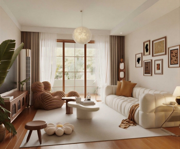 Modern A Living Room-ID:802491901