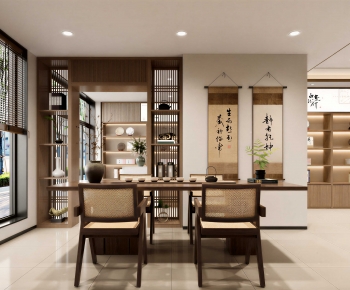 New Chinese Style Tea House-ID:737698083