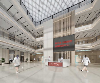 Modern Hospital Hall-ID:120604999