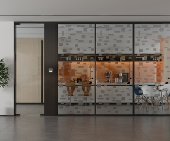 Modern Glass Screen Partition-ID:339300641