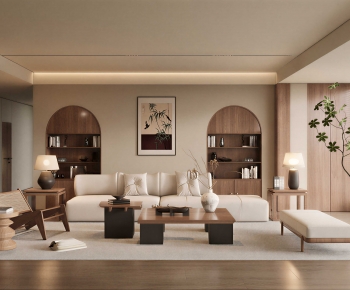 Modern A Living Room-ID:879810091