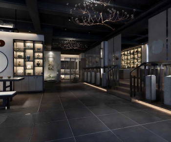 New Chinese Style Exhibition Hall-ID:154061087