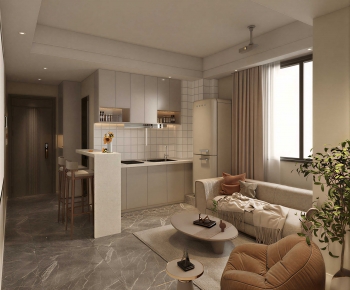 Modern A Living Room-ID:659797919
