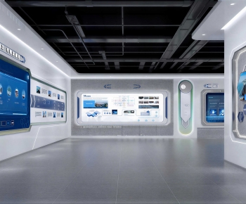 Modern Exhibition Hall-ID:257107977