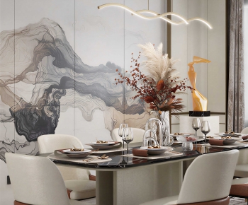 Modern Dining Table And Chairs-ID:690551046