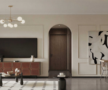 Modern A Living Room-ID:669127943