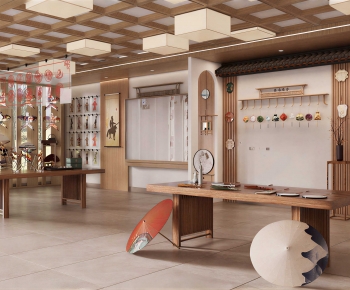 New Chinese Style Exhibition Hall-ID:834028967