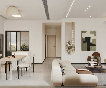 Modern A Living Room-ID:613565927