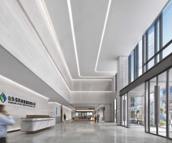 Modern Office Reception Desk-ID:724059108