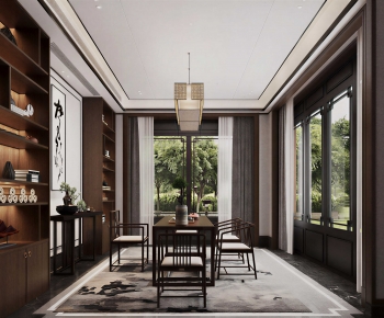 New Chinese Style Tea House-ID:291791921