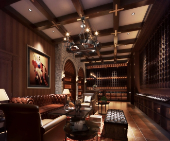 American Style Wine Cellar/Wine Tasting Room-ID:820899966