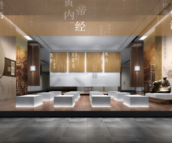 New Chinese Style Exhibition Hall-ID:937991113
