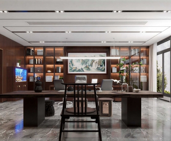 New Chinese Style Manager's Office-ID:575932988