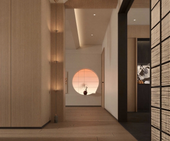 Japanese Style Office Aisle-ID:120984081