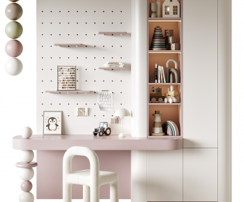 Modern Computer Desk And Chair-ID:203069931