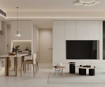 Modern A Living Room-ID:677876004