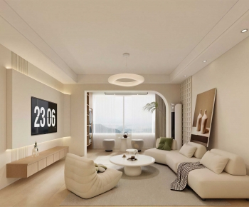 Modern A Living Room-ID:407418012