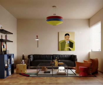 Modern A Living Room-ID:852550987