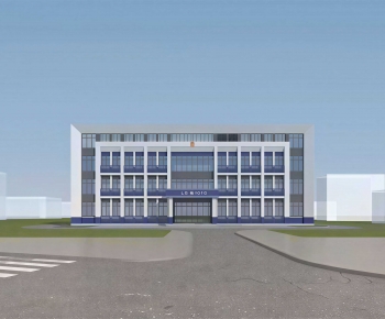 Modern Appearance Of Commercial Building-ID:138928982